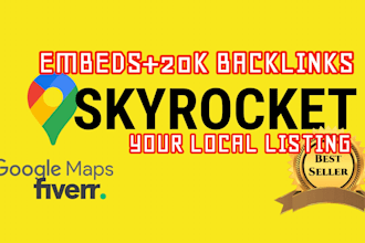 embed  backlinks, skyrocket gmb in google rankings