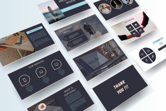 design modern powerpoint presentation