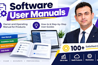 write a clear user manual or product guide for your customers