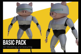 3d character modeling and texturing