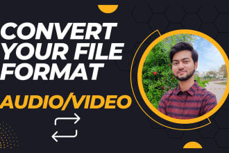 do file conversion for audio or video to your desired format
