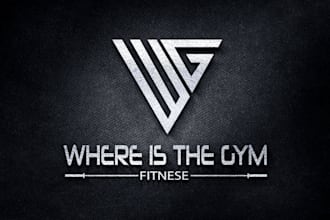 do modern fitness gym sports health logo design