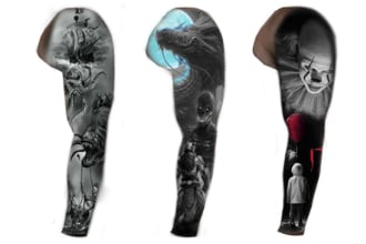 create tattoo design using photoshop composition