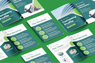 design company profile or business brochure
