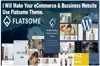 build your ecommerce website use flatsome theme