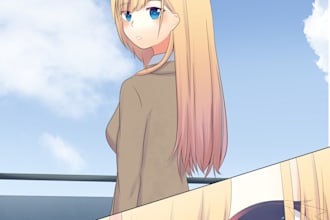 draw a webtoon for you