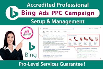 bing yahoo PPC set up and ad management