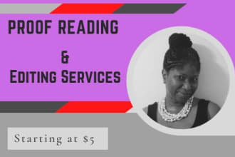 provide quality copy editing and proofreading skills