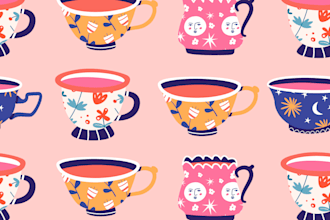 create modern seamless pattern