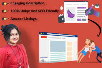 write engaging and SEO boosted product descriptions for you