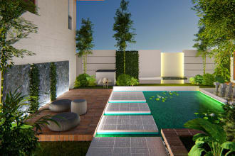 create landscape design and rendering