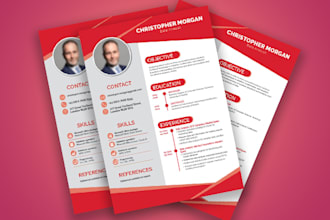 do create a professional resume or CV