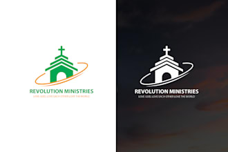 create modern church or ministry logo