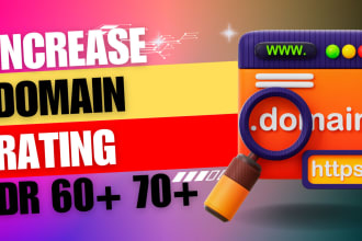 increase ahrefs domain rating dr upto 70