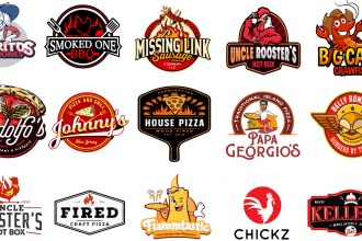 design food ,restaurant,fast food,cafe and kitchen logo