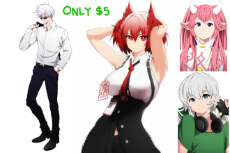 draw with anime or manga style