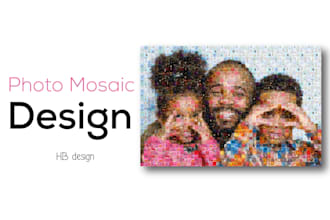 create stunning photo mosaic portraits from your pictures