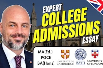 edit an amazing college admissions essay or statement