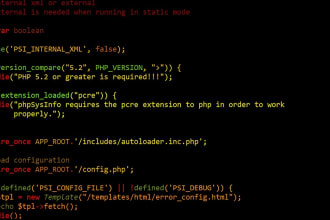 install php scripts to your server and fix bugs
