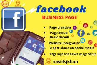 develop a facebook business page creation professionally