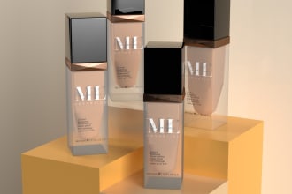 create 3d mockup rendering shots for your products