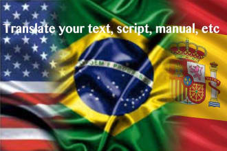 translate from english or spanish to brazilian portuguese