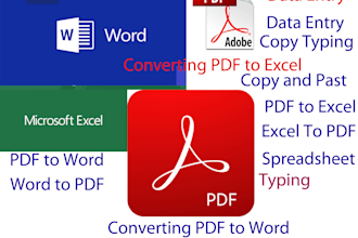 convert pdf to excel