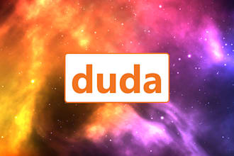 design a website using the duda website builder