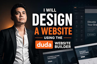 build and design a website using the duda website builder