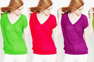 do 100 photo, color correction and color change