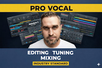 professionally tune, edit and fix your vocals using melodyne