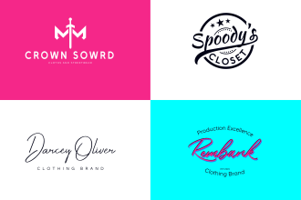 design logo for fashion, clothing, urban streetwear, boutique in 24 hours
