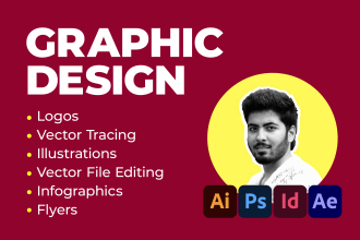 do any vector based graphic design on adobe illustrator