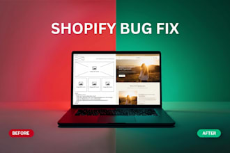 fix shopify bugs, liquid errors and add custom features fast