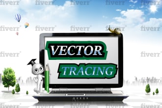 reshape any logo, character, artwork and convert PSD to vector