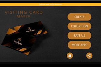 design business card, brochure and letterhead