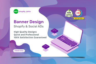 design banners, sliders and hero images for shopify and for social media ads