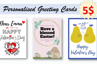 design unique greeting card for your special occasions