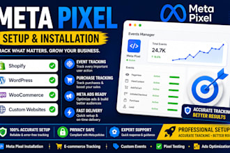 install meta pixel and conversion API on any website