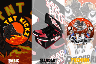 design logo for your brand or sneakers store