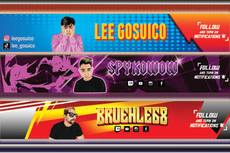 design youtube gaming twitch facebook avatar mascot banner