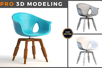 create photorealistic 3d furniture modeling and rendering