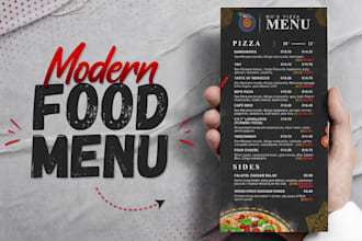 design restaurant and food menu, food flyer
