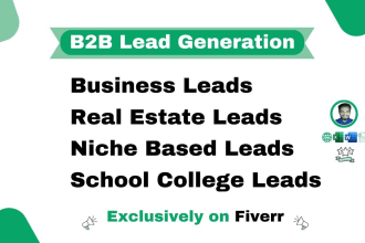 do accurate b2b lead generation linkedin research real estate leads list