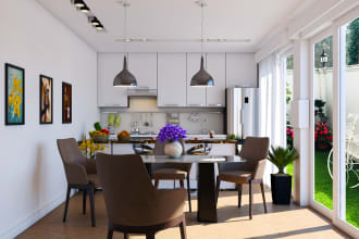 design photorealistic 3d interior, exterior, and floor plan