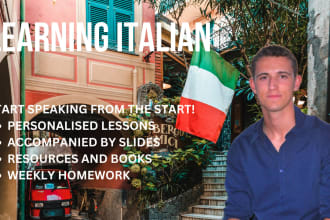 help you learn italian and english through conversations