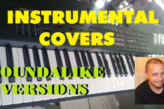 do an instrumental version or soundalike of any song