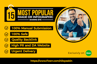 submission image or infographic with high quality backlink