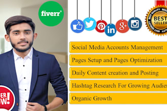 be your monthly social media manager and content creator