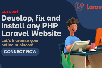 develop, fix and install any laravel website